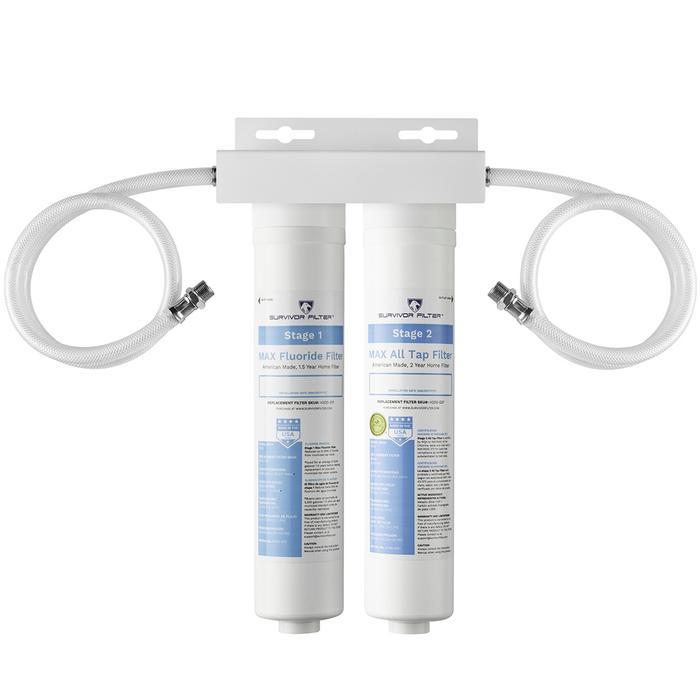 Max 2 stage fluoride and chlorine in-line filter manual in english