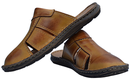 Joshua - Leather outdoor slippers for men - Reindeer Leather