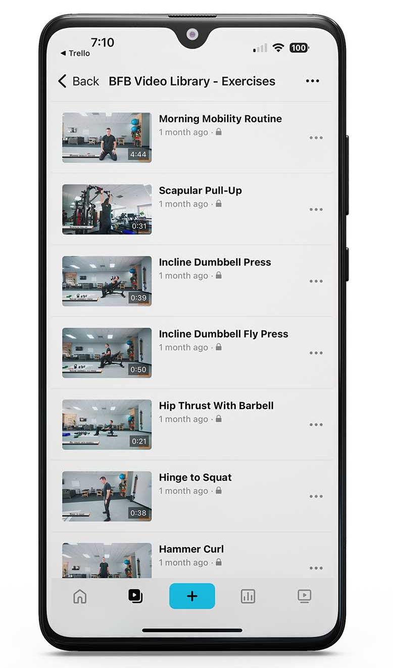 The new Built from Broken Exercise Video Library gives you access to in-depth demonstration videos of all the key exercises from the book.