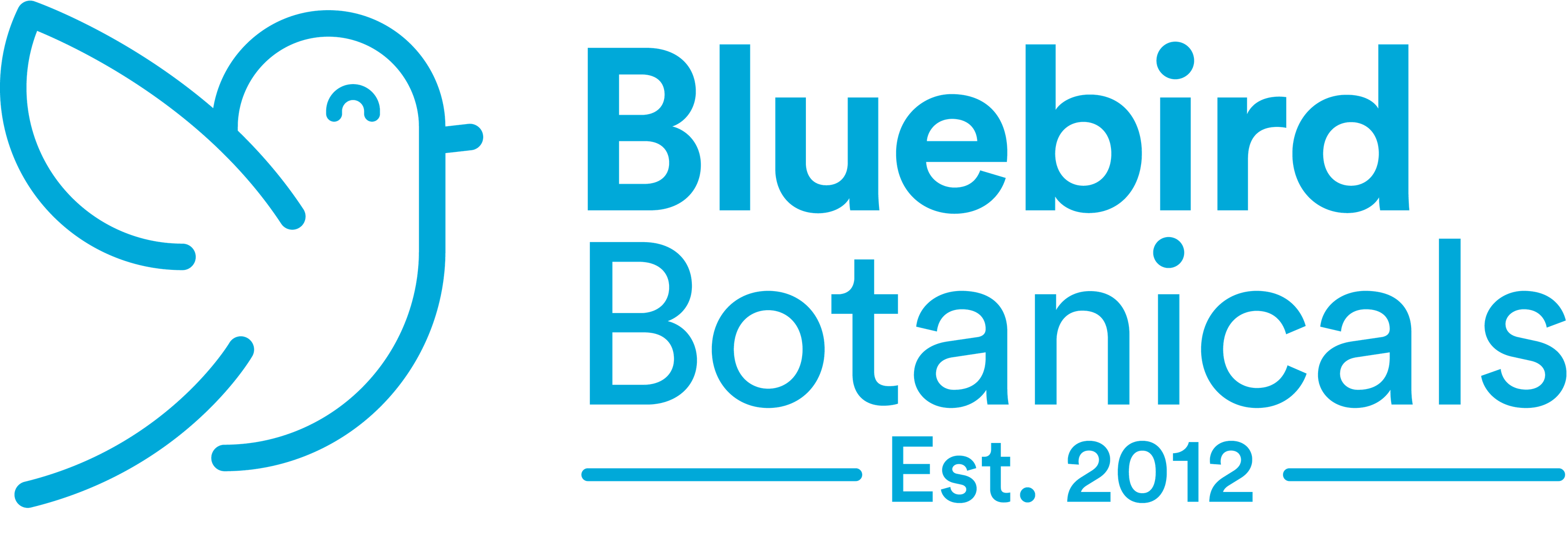 Blue Bluebird Botanicals Logo