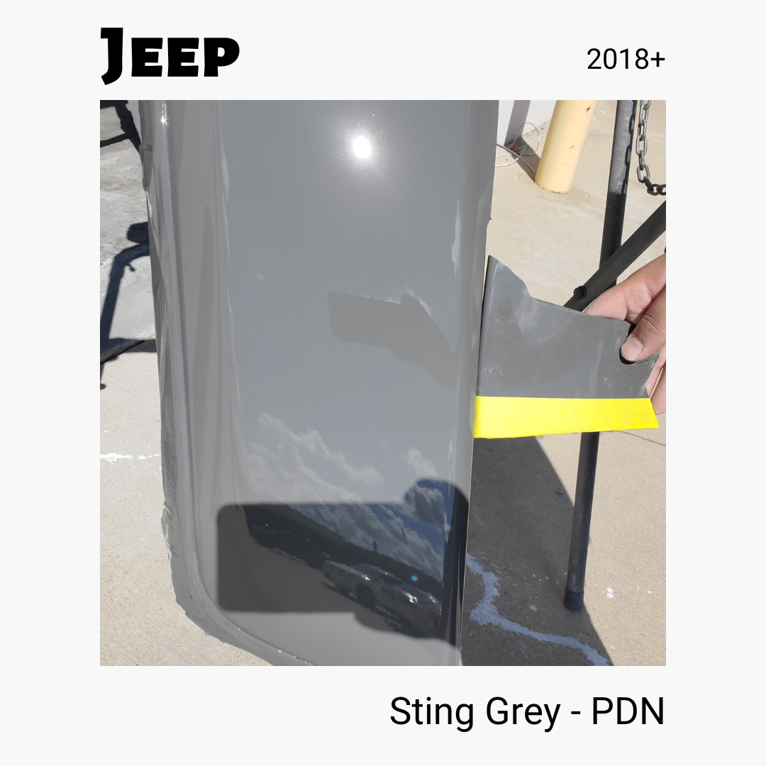 Jeep Sting Grey PDN - ReveMoto Custom Paint Match