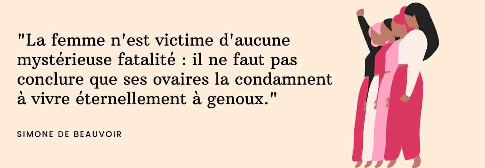 ensemble de femmes militant