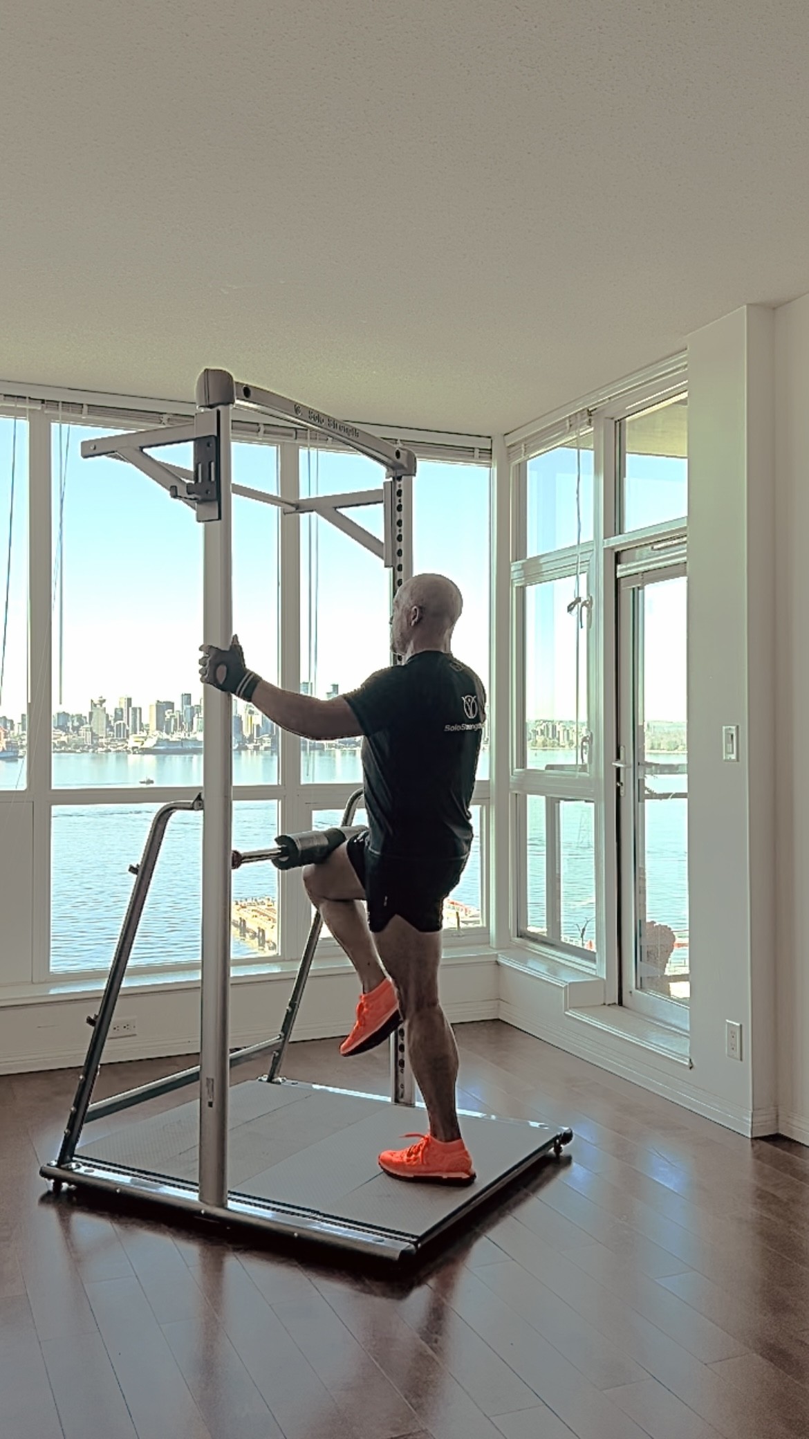 Hip Flexor Right Leg - SoloStrength speedfit home gym exercise equipment free bodyweight calisthenics isometrics stretching workouts