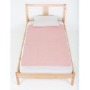 Waterproof bed mat PeapodMat - Large Pink