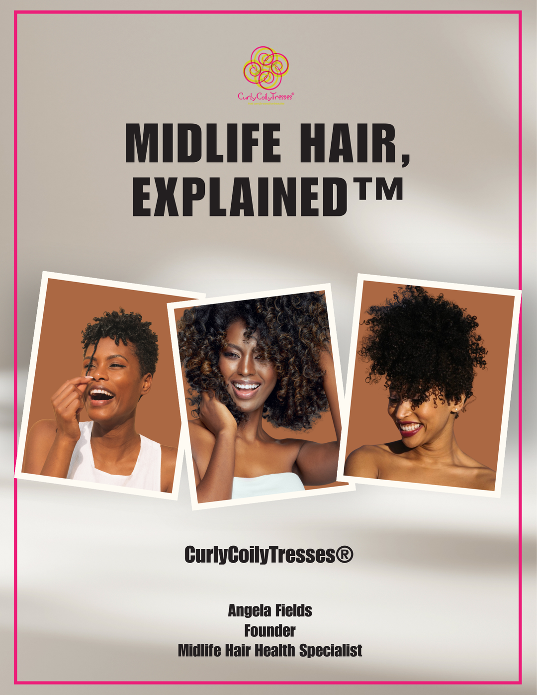 Midlife Curl Coaching Session for Black women 50+ focused on hair loss, thinning and growth support
