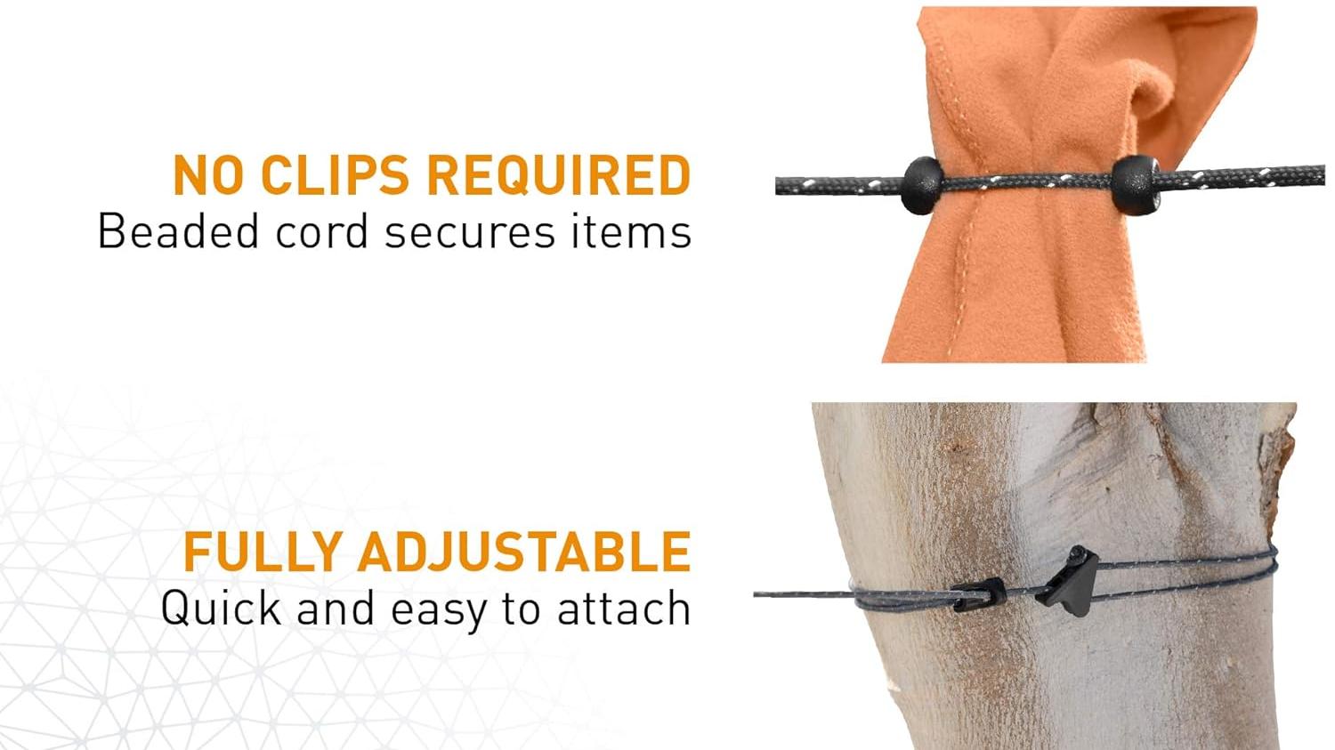 Portable Clothes Line for Travel Length and Adjustability