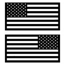 American Flag Magnet Black