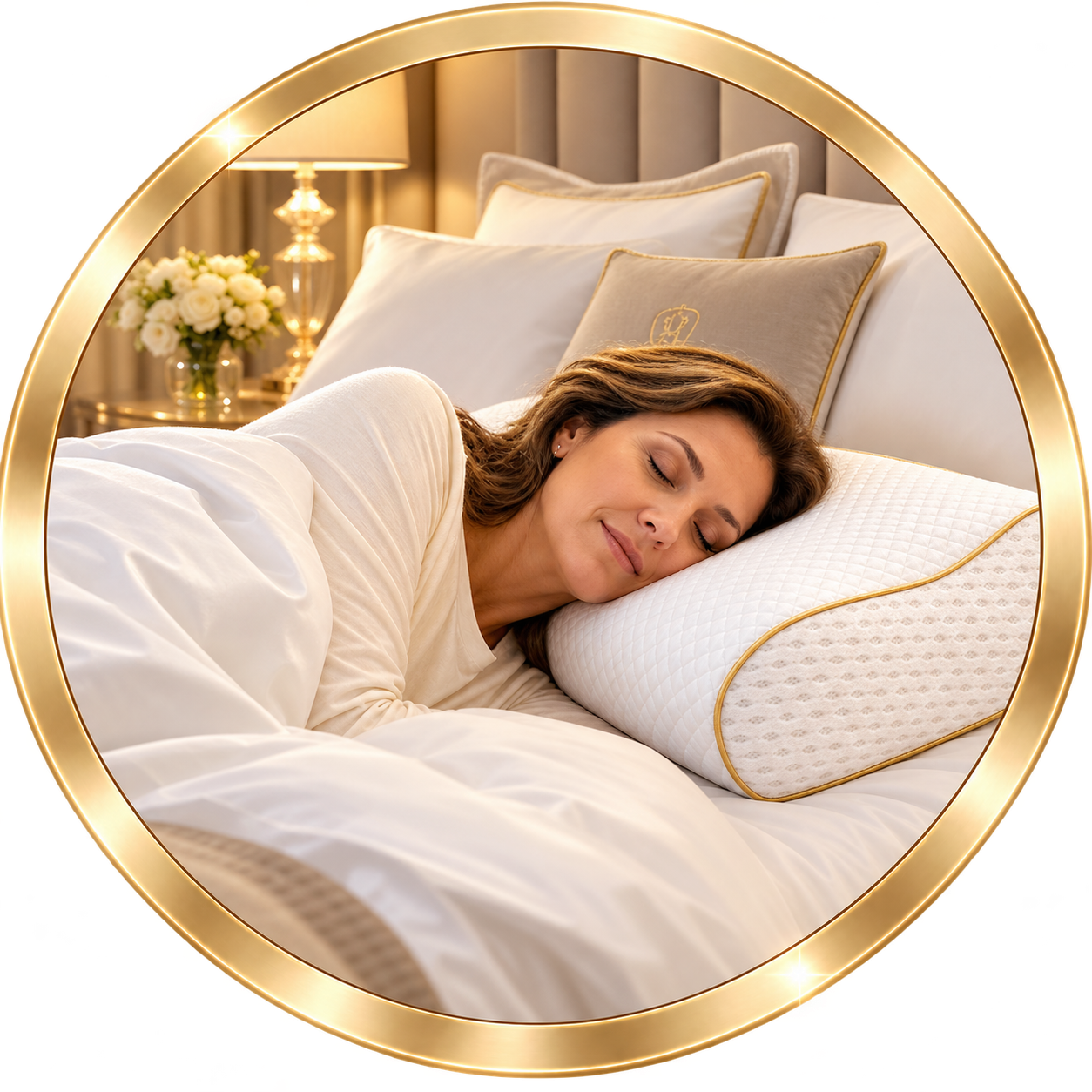 Royal Therapy 3-Layer Travel Memory Foam Pillow