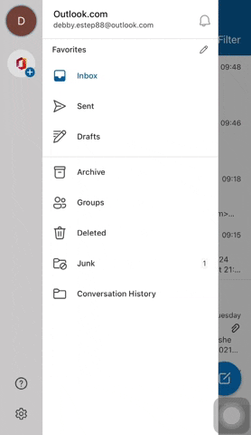Check your Junk folder in Outlook!