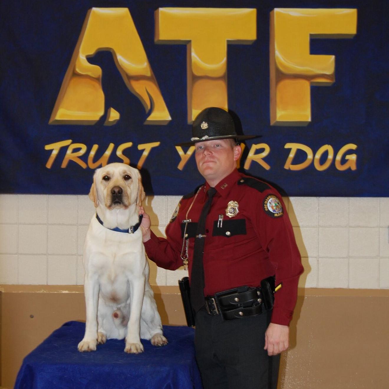 k9 harry and his handler