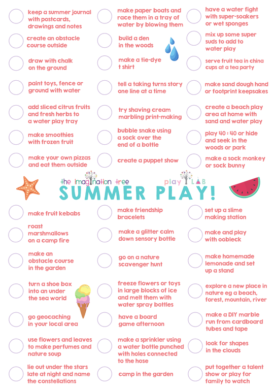 Summer Play Ideas