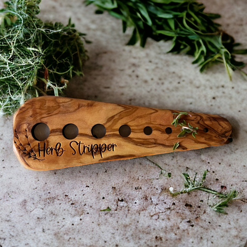 Herbie - Olive Wood Herb Stripping Tool