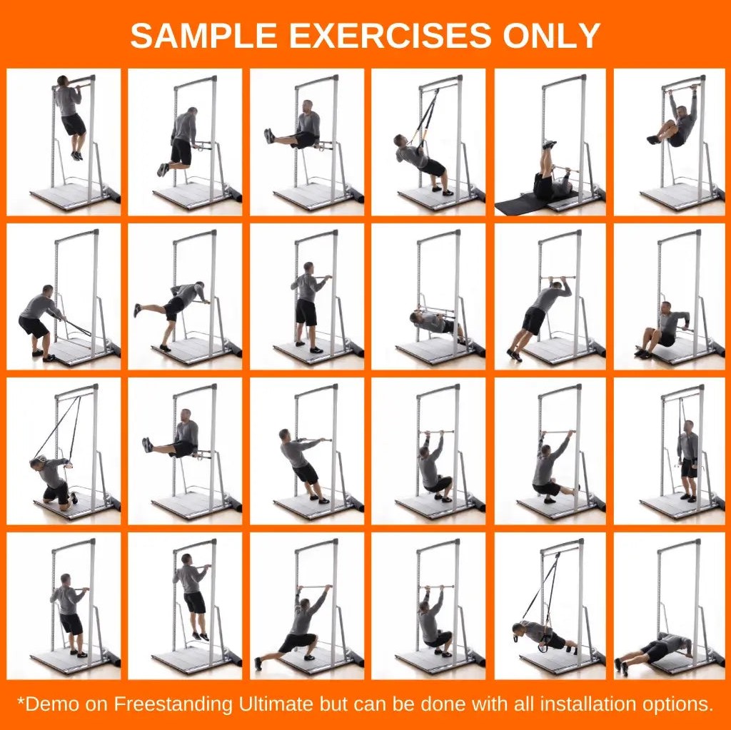 home exercise program using solostrength pull up dip bar home gym training station