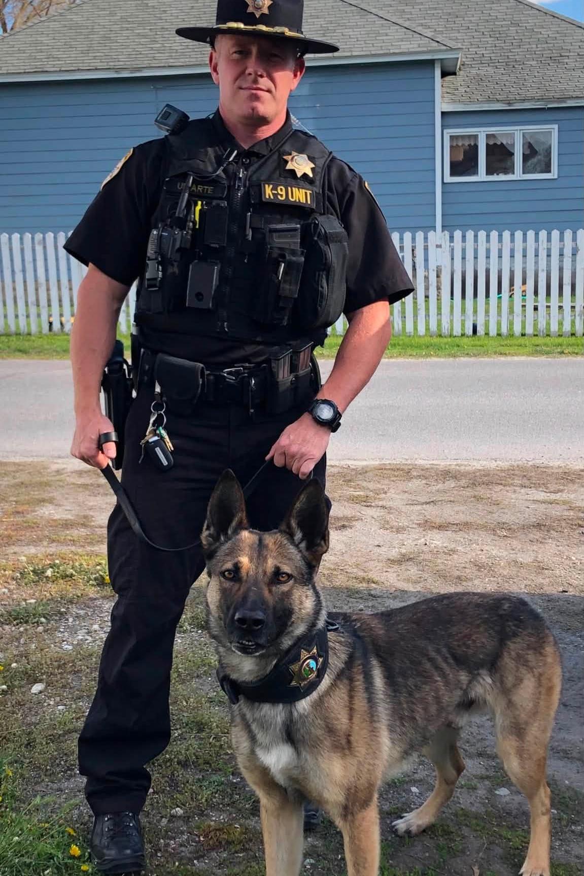 K9 santxo and handler