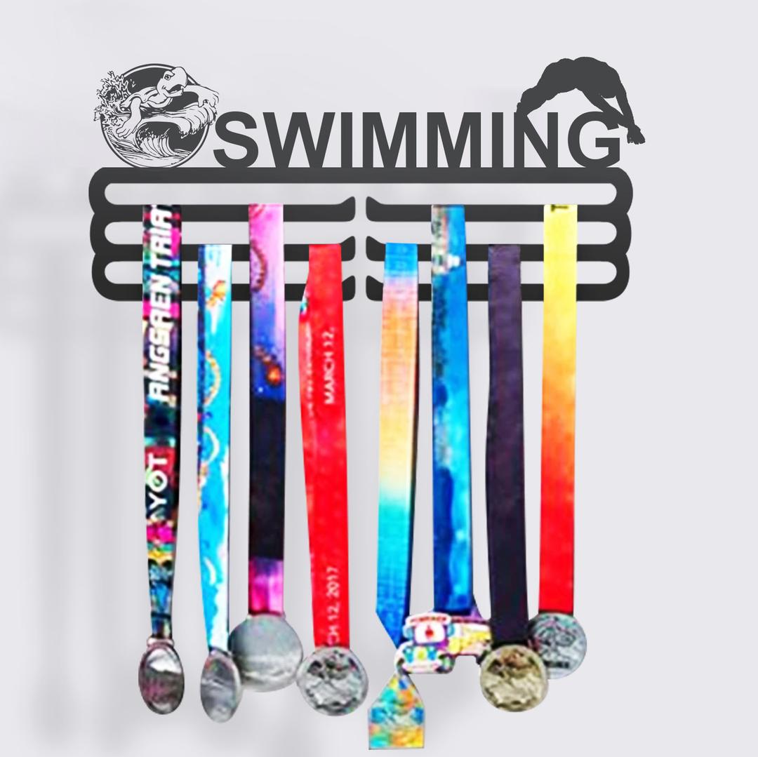 Highlands Swimming Medal Display Hanger - Athlete's Gift Shop