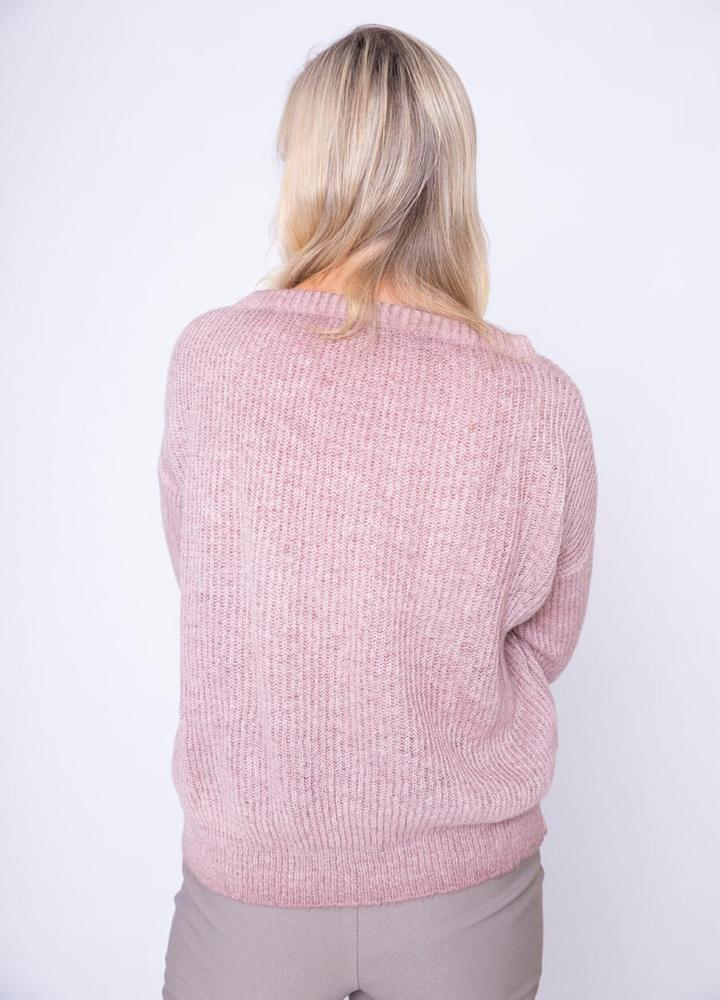 V Neck Mohair Jumper