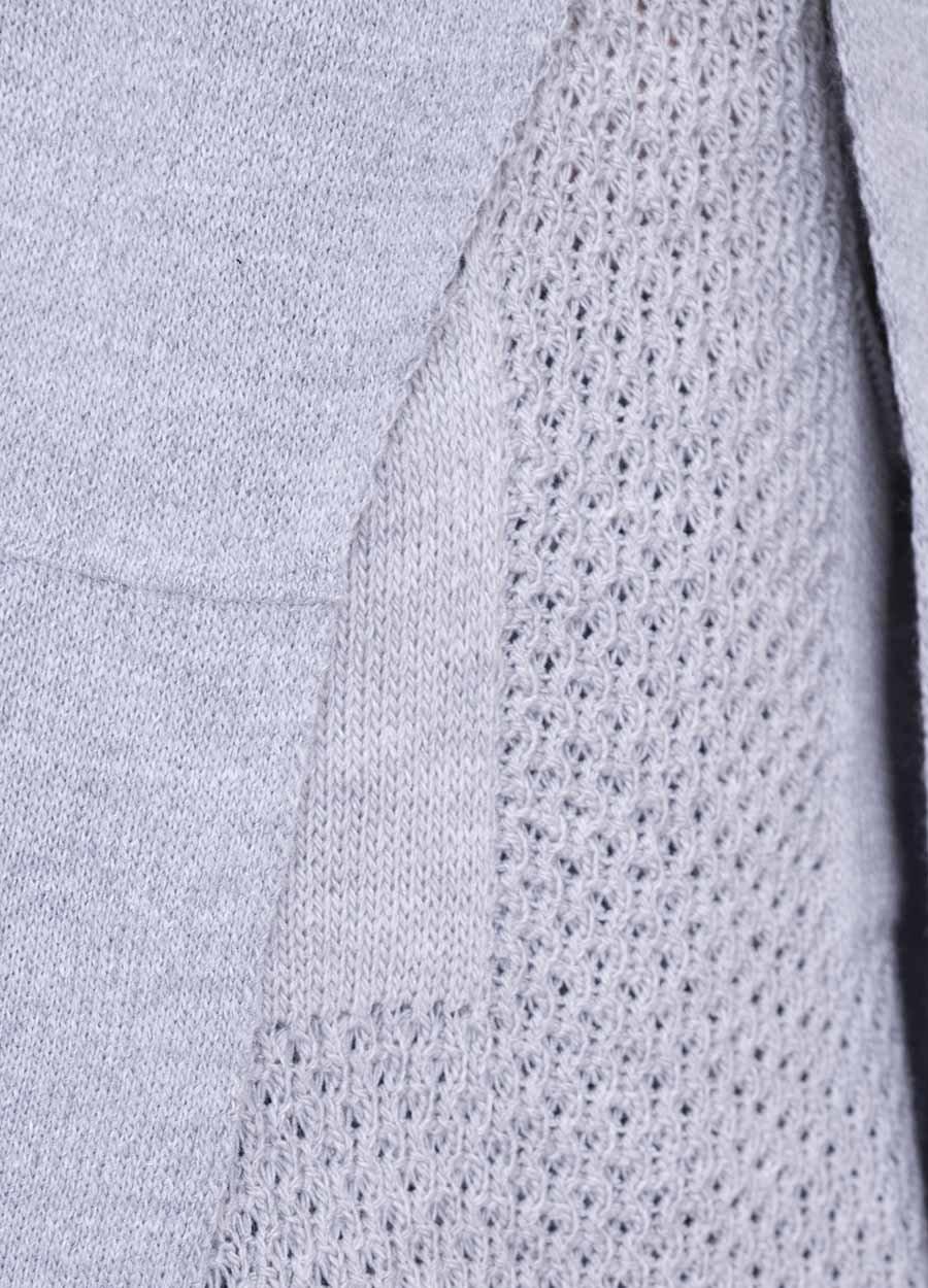 Patch Pocket Gilet In Grey