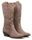 Martina - Western knee high boots for women - Reindeer Leather