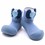 Blue Elephant Print Baby Shoes