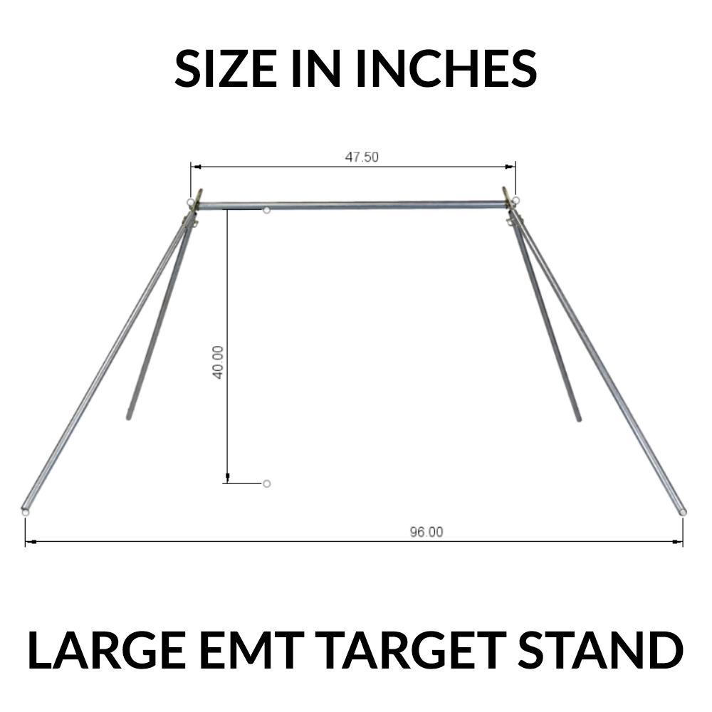 emt steel target stand large front