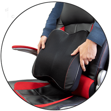 Triple Support Lumbar Cushion – Back Support Cushion – Dream Products