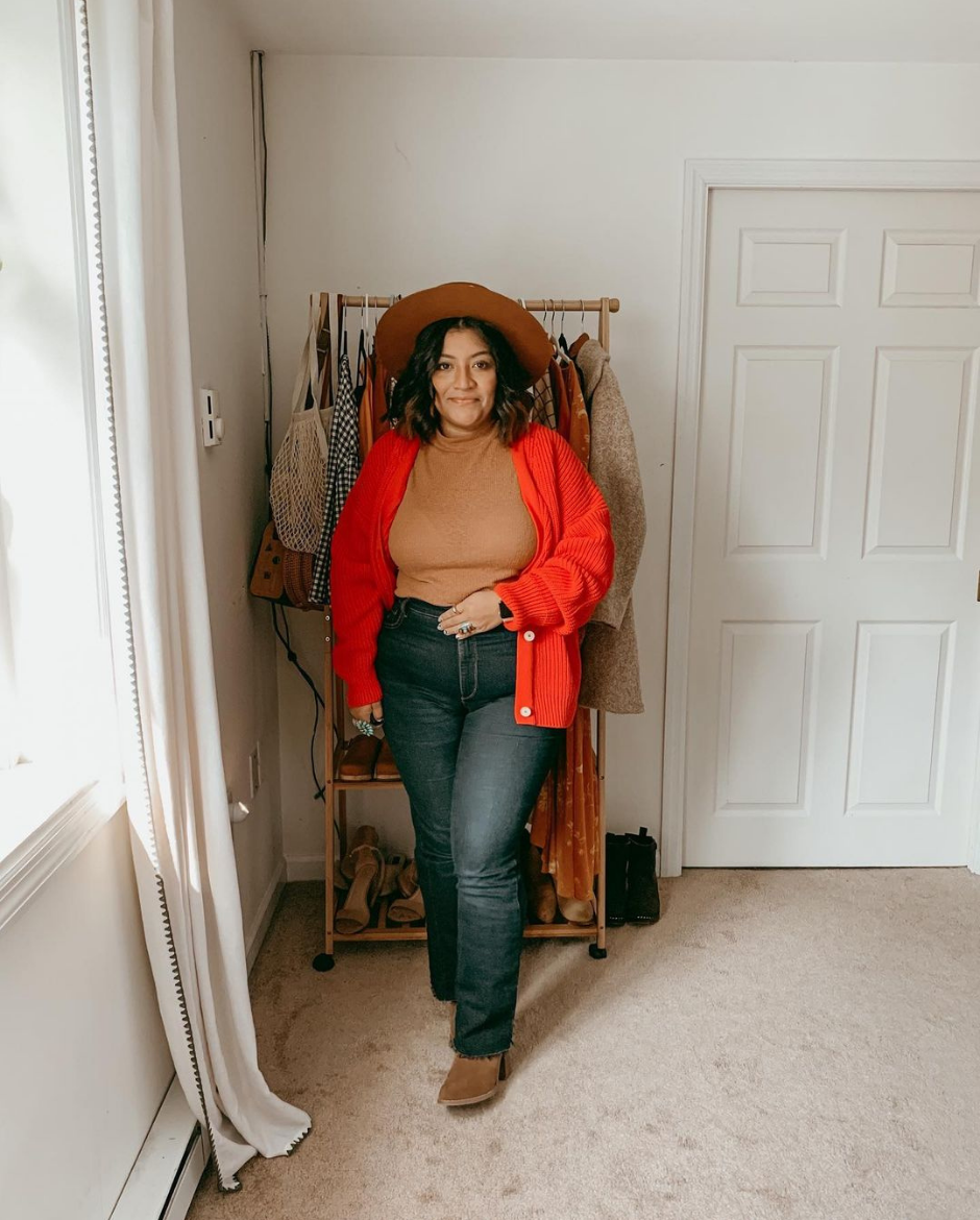 Shelter Cotton Cardigan Flame