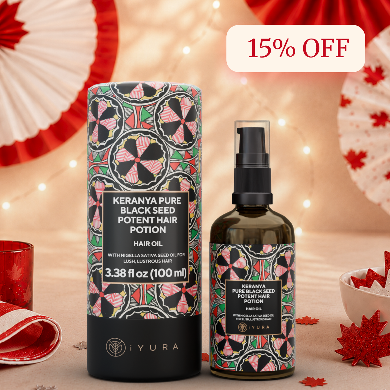 Keranya Pure Black Seed Potent Hair Potion