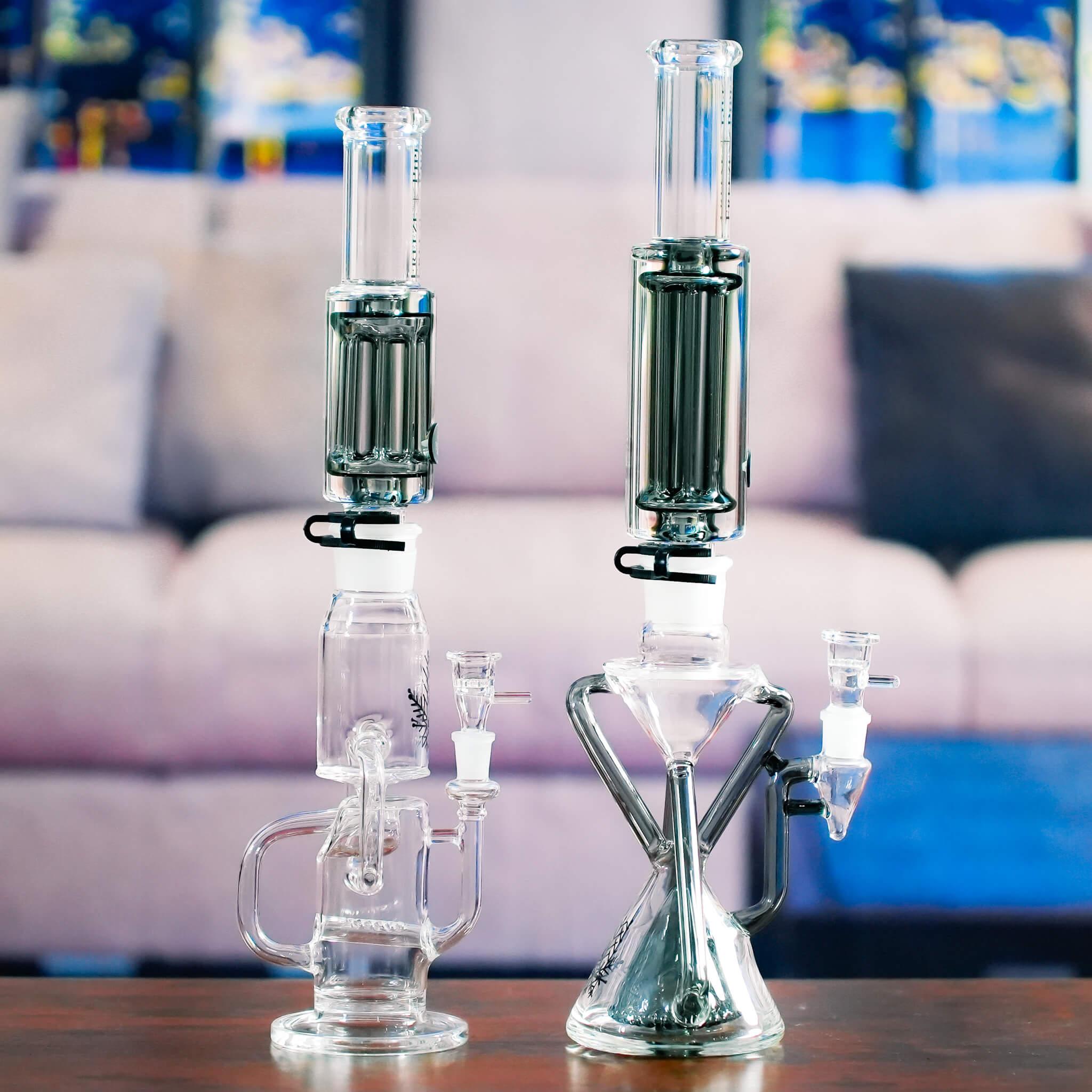 recycler pieces on table
