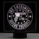 Defend Yourself LED Sign