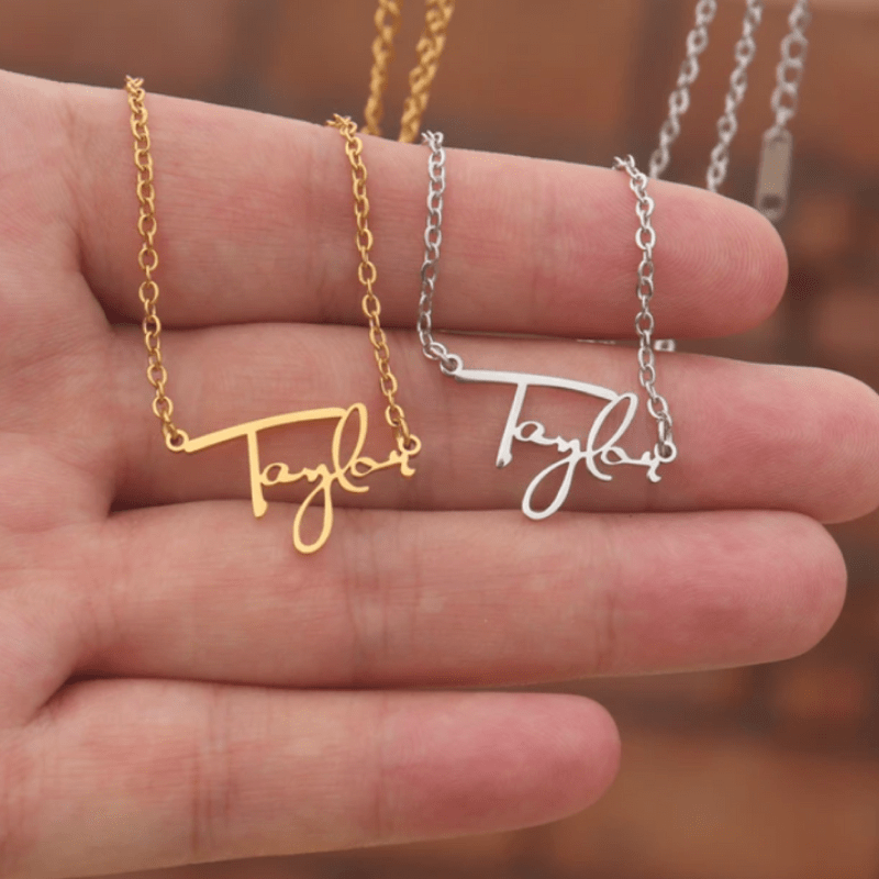 Taylor Swift inspired 'Taylor' Necklace  Oscar Willow & Co   