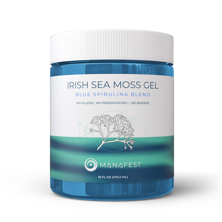 Blue Spirulina Sea Moss Gel Blend 16oz