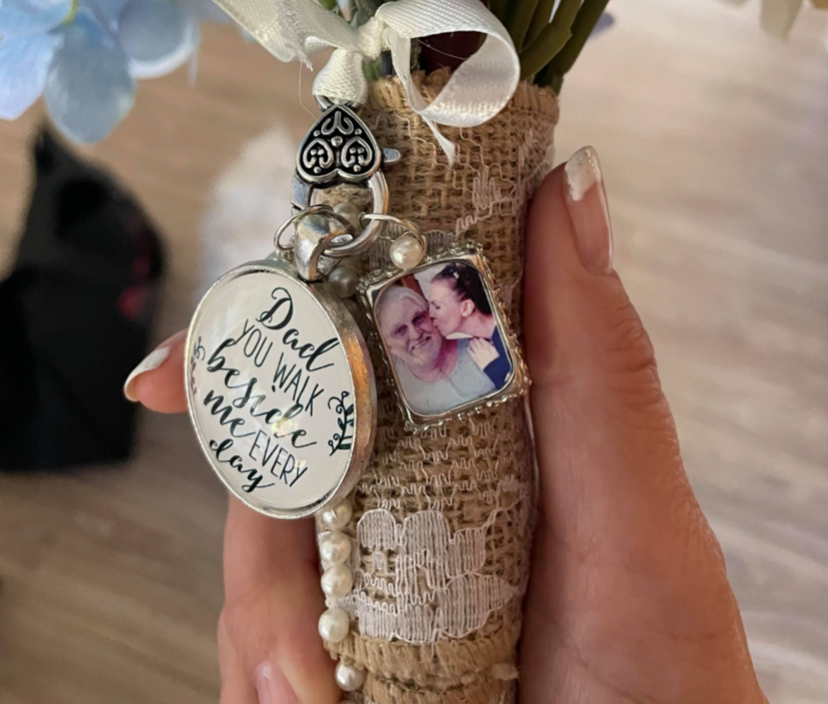 How to Make Bridal Bouquet Charms to Personalize Your Wedding