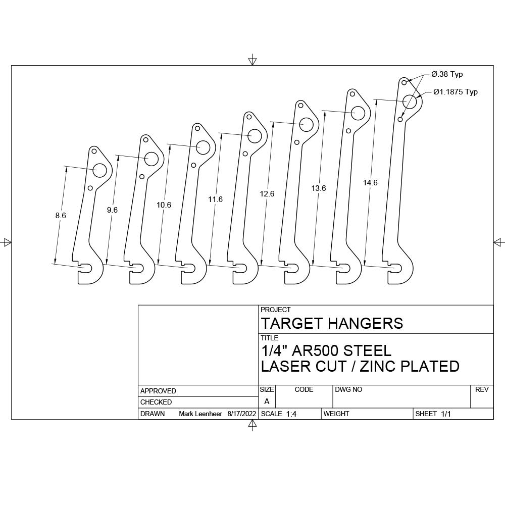 Hanger Sizes
