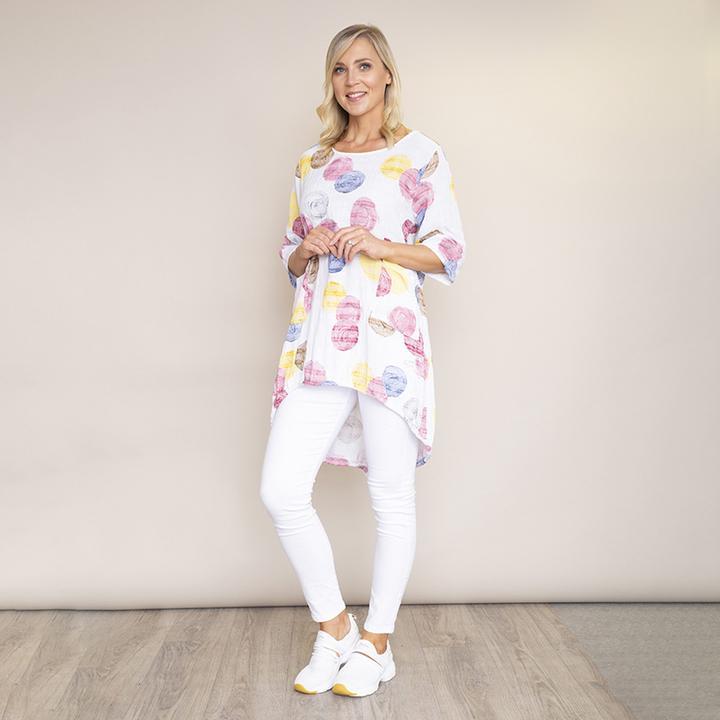 Grace Bubble Top (White)