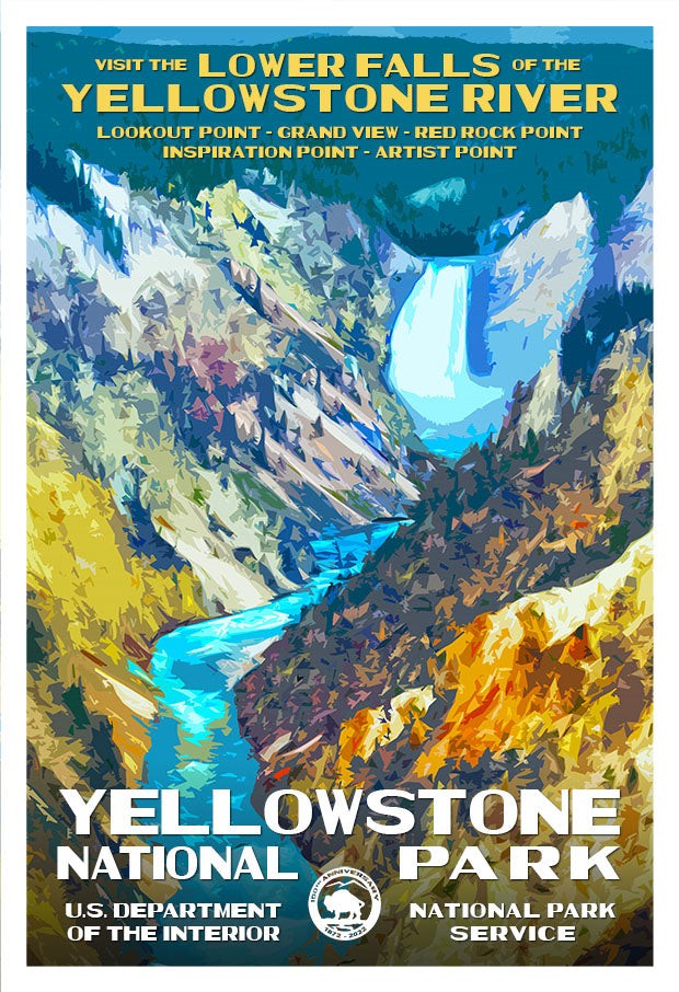 Yellowstone National Park, Lower Falls