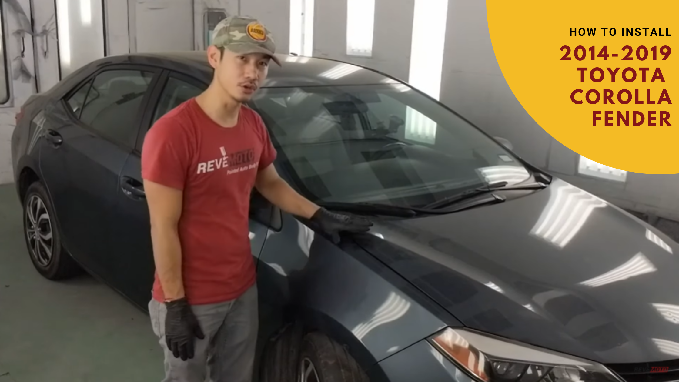 How to install a 2014-2019 Toyota Corolla Fender