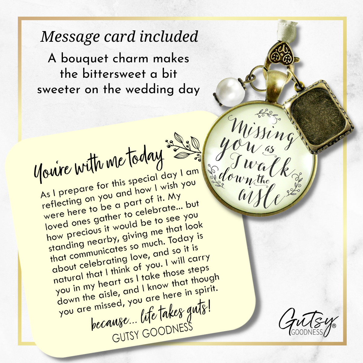 Gift Packaging with every bouquet charm