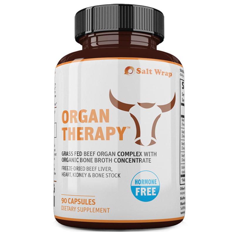 Organ Therapy - Grass-Fed Beef Organ Complex with Beef Bone Broth, Liver, Heart, Kidney Freeze Dried