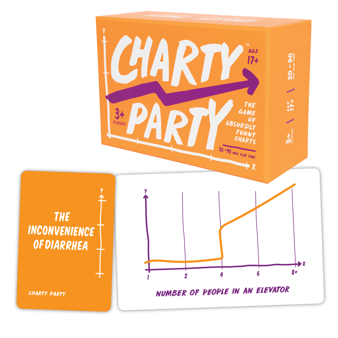 Charty Party The Game of Absurdly Funny Charts Adult Card Game for sale online 