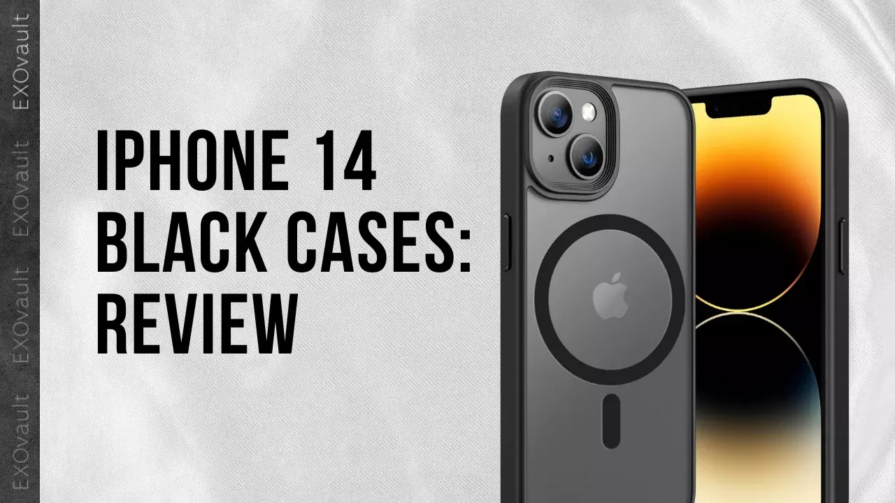 Black iPhone 14 Cases for the Sophisticated Professional