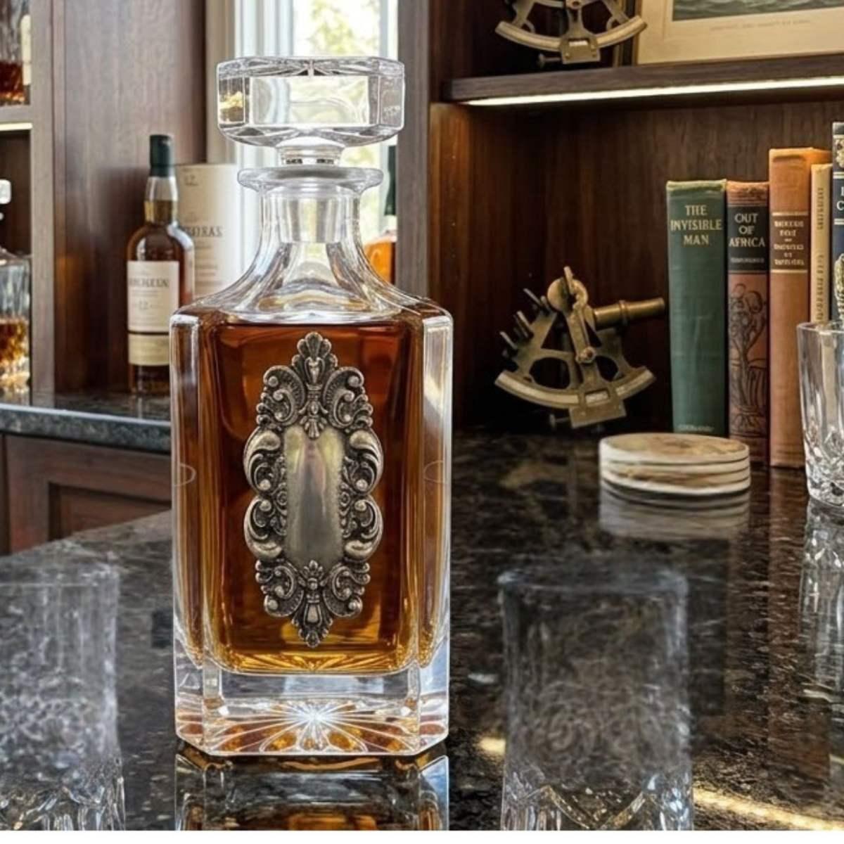 Studio of Classic Legacy with Scottish Thistle Decanter Set