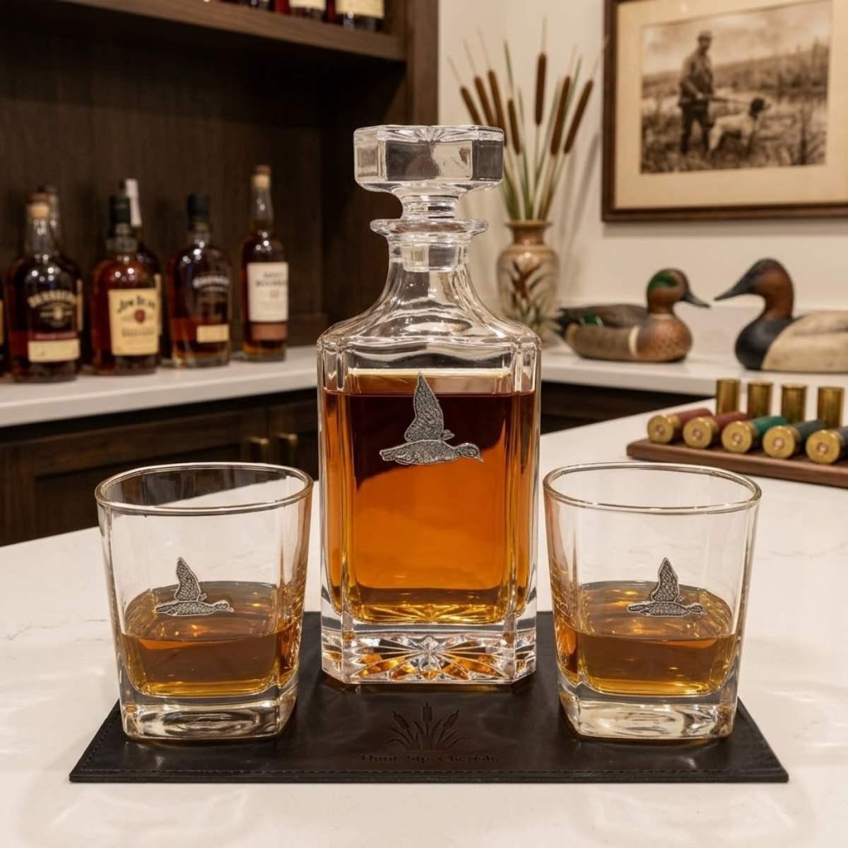 Decanter Silver Duck | GIft for Duck Hunter
