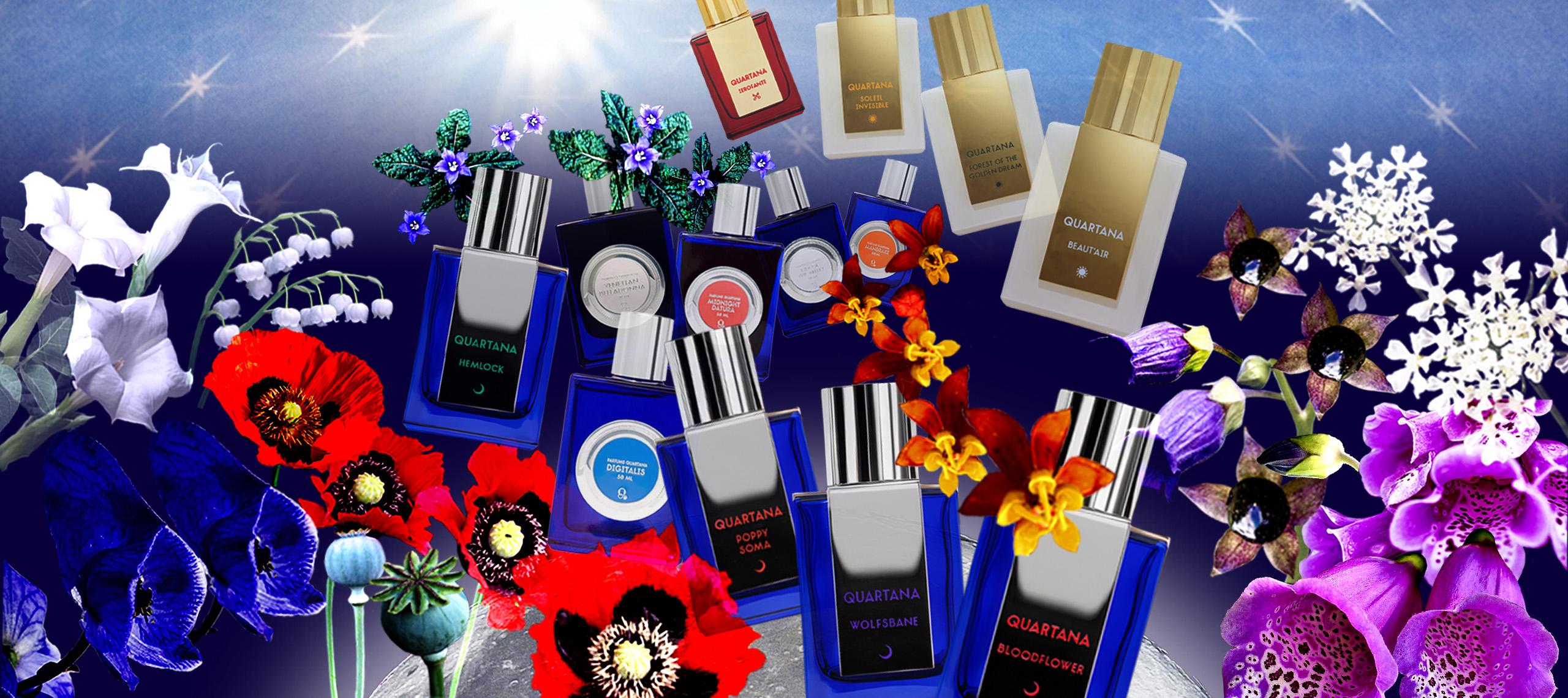 The fragrances of QUARTANA