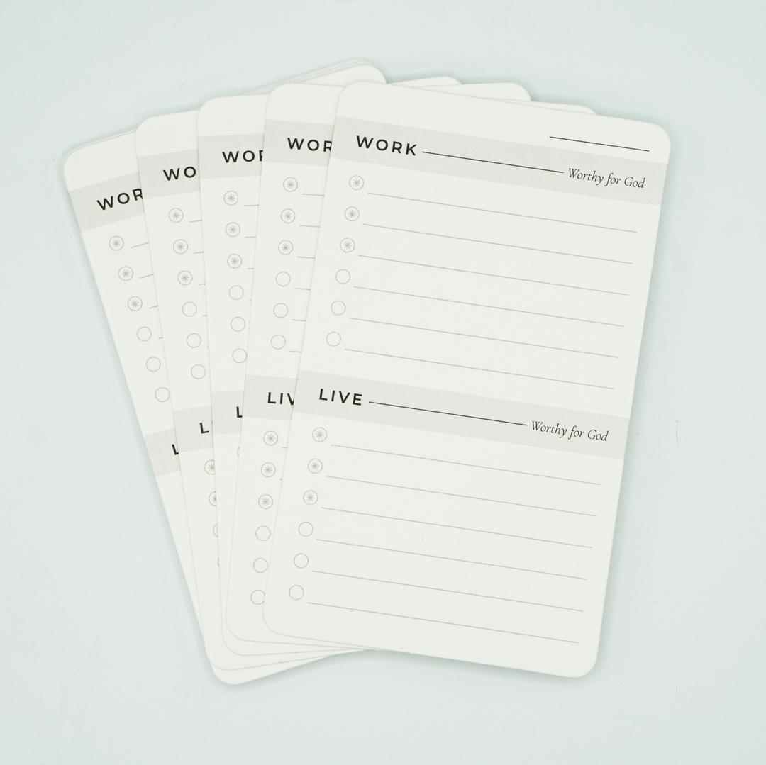 LIVEWORTHY productivity deck