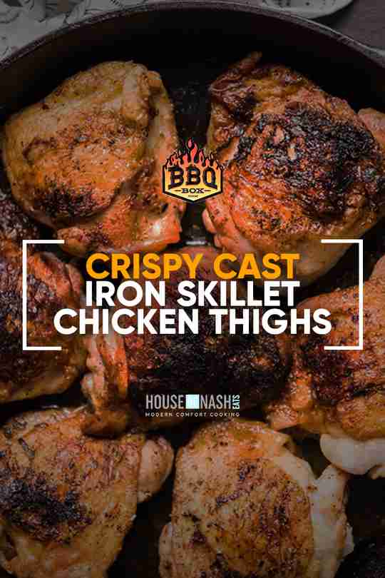 Crispy Cast Iron Skillet Chicken Thighs