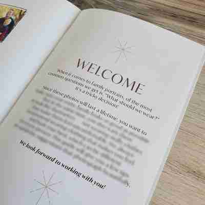 Photography Welcome Guide Template