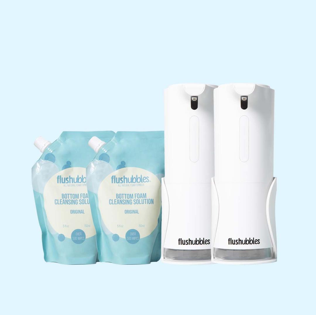 2 Dispensers and 2 Refill Pouches