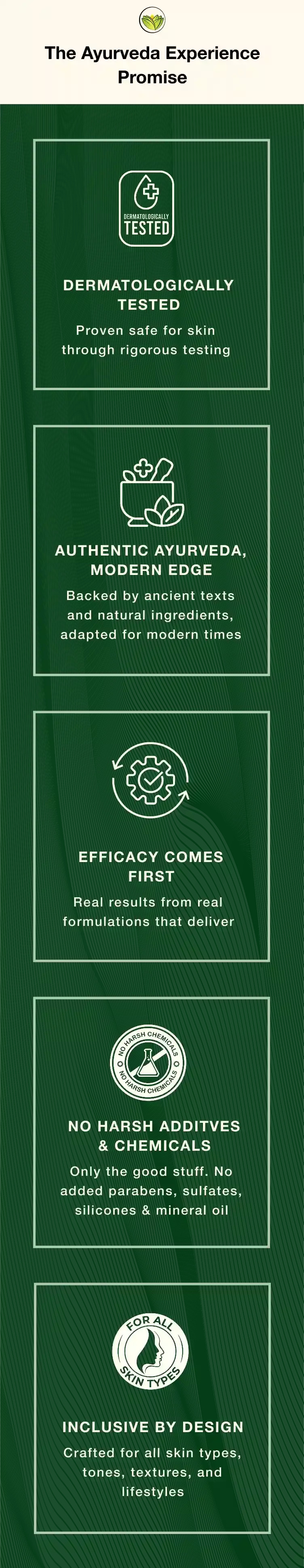 The Ayurveda Experience Promise