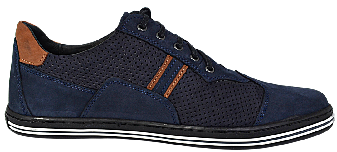 Caspian - Mens laced up shoes - Reindeer Leather