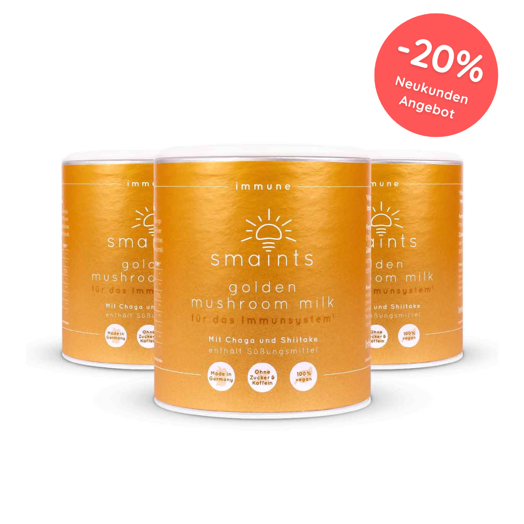 smaints Golden Mushroom Milk 3er Pack Neukunden-Angebot